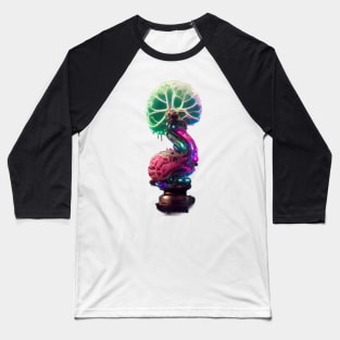 Ai generated image of a Ai brain Baseball T-Shirt